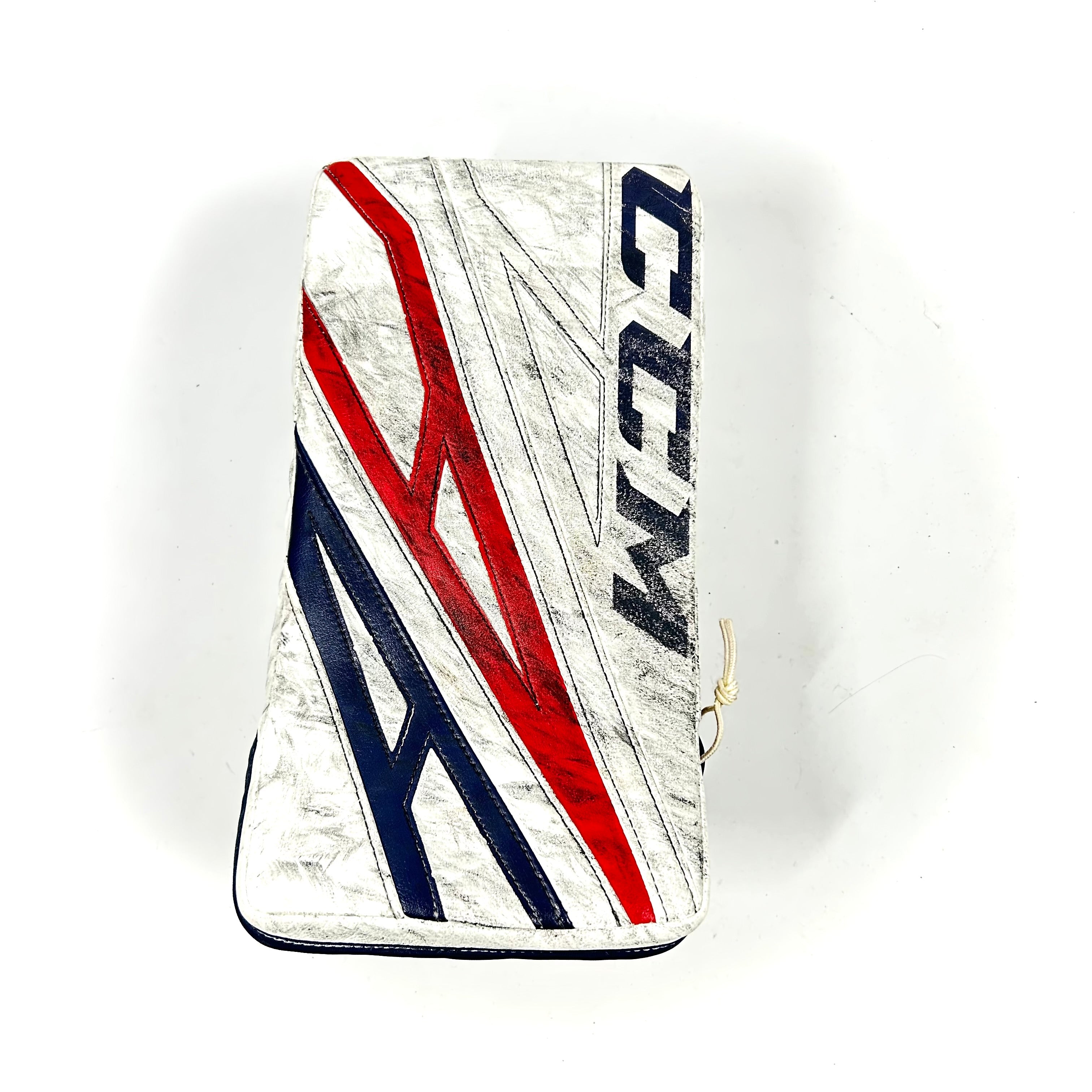 CCM Extreme Flex 4 - Bloqueur de gardien d'occasion (blanc/bleu marine/rouge)